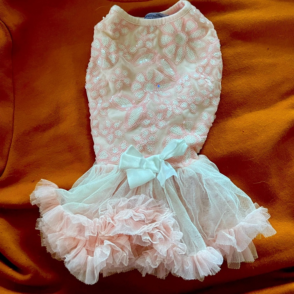 Pink doggie dress